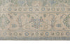 8x10 Blue and Ivory Turkish Oushak Rug