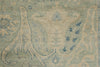 8x10 Light Olive Green and Ivory Turkish Oushak Rug