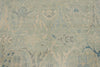8x10 Light Olive Green and Ivory Turkish Oushak Rug