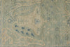 8x10 Light Olive Green and Ivory Turkish Oushak Rug