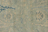 8x10 Light Olive Green and Ivory Turkish Oushak Rug