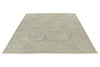 8x10 Light Olive Green and Ivory Turkish Oushak Rug