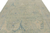 8x10 Light Olive Green and Ivory Turkish Oushak Rug