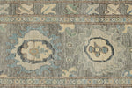 3x12 Light Gray and Ivory Turkish Oushak Runner