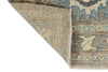 3x12 Light Gray and Ivory Turkish Oushak Runner