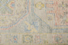3x10 Light Blue and Beige Turkish Oushak Runner