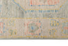 3x10 Light Blue and Beige Turkish Oushak Runner