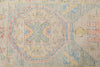3x10 Light Blue and Beige Turkish Oushak Runner