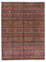 9x12 Multicolor Tribal Rug