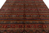 9x12 Multicolor Tribal Rug