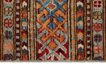 9x12 Brown and Multicolor Tribal Rug