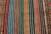 9x12 Brown and Multicolor Tribal Rug