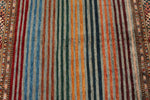 9x12 Brown and Multicolor Tribal Rug