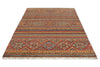 6x9 Brown and Multicolor Tribal Rug