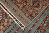 6x8 Gray and Multicolor Tribal Rug