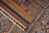 6x8 Gray and Multicolor Tribal Rug