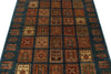 4x6 Multicolor and Navy Anatolian Traditional Rug
