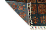 4x6 Multicolor and Navy Anatolian Traditional Rug