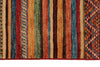 6x9 Brown and Multicolor Tribal Rug