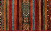 6x8 Brown and Multicolor Tribal Rug