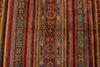 6x8 Brown and Multicolor Tribal Rug