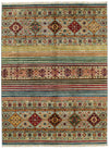 6x8 Multicolor Tribal Rug
