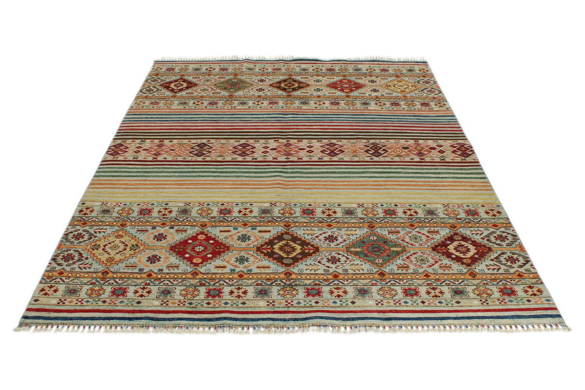 6x8 Multicolor Tribal Rug