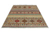 6x8 Multicolor Tribal Rug