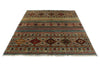 6x8 Multicolor Tribal Rug