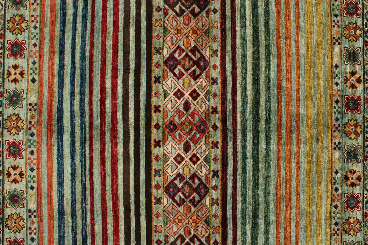 6x8 Multicolor Tribal Rug