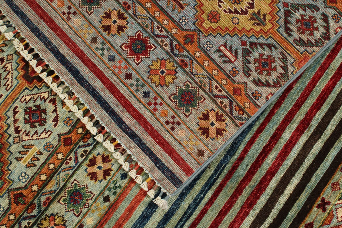6x8 Multicolor Tribal Rug