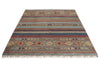 6x8 Multicolor Tribal Rug