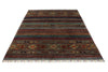 6x8 Multicolor Tribal Rug