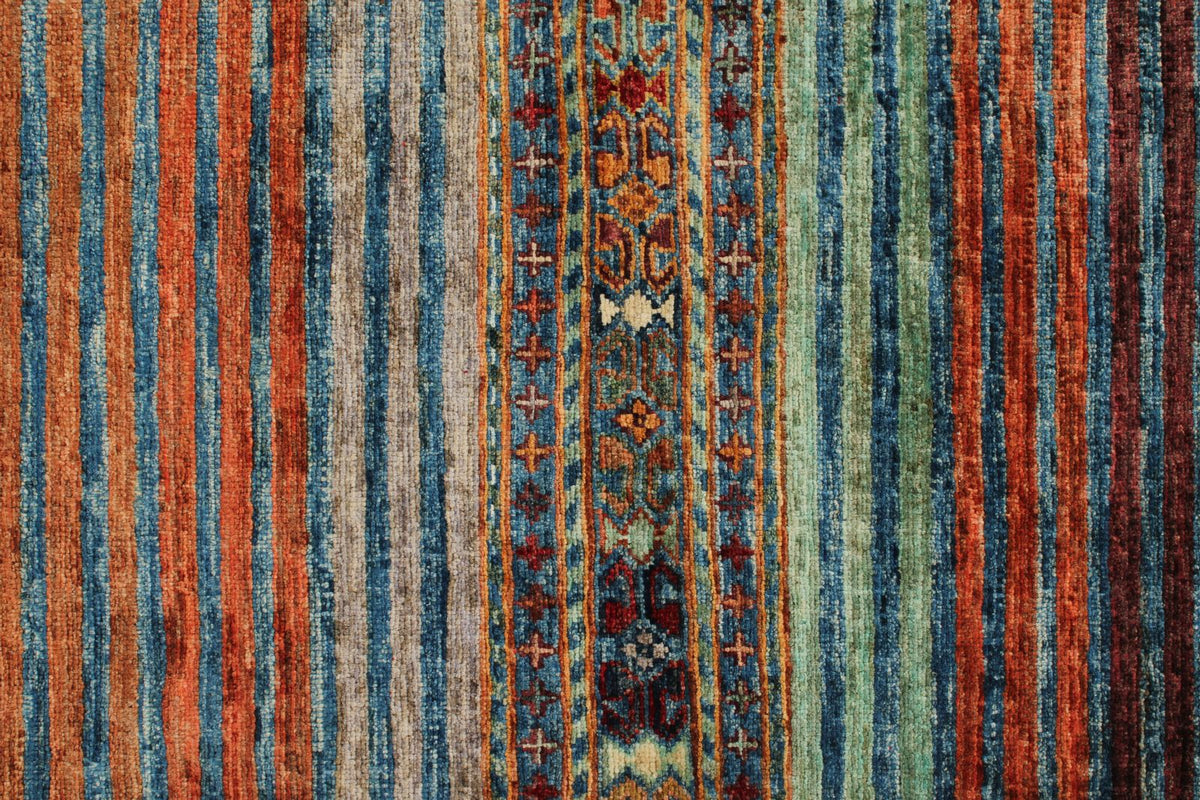 6x8 Multicolor Tribal Rug