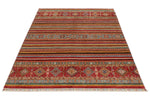 5x7 Multicolor Tribal Rug