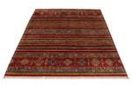5x7 Multicolor Tribal Rug