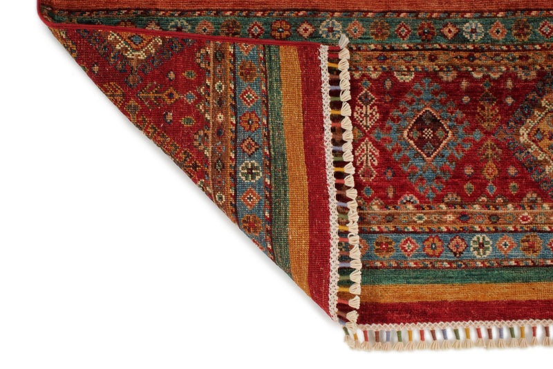 5x7 Multicolor Tribal Rug