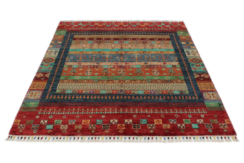 5x7 Multicolor Anatolian Traditional Rug