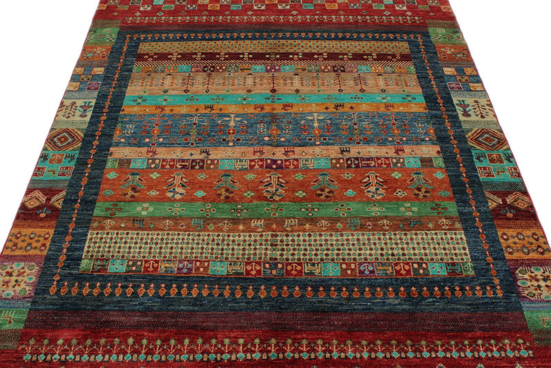 5x7 Multicolor Anatolian Traditional Rug