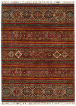 5x7 Multicolor Tribal Rug