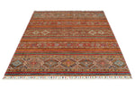 5x7 Multicolor Tribal Rug