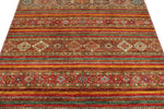 5x7 Multicolor Tribal Rug