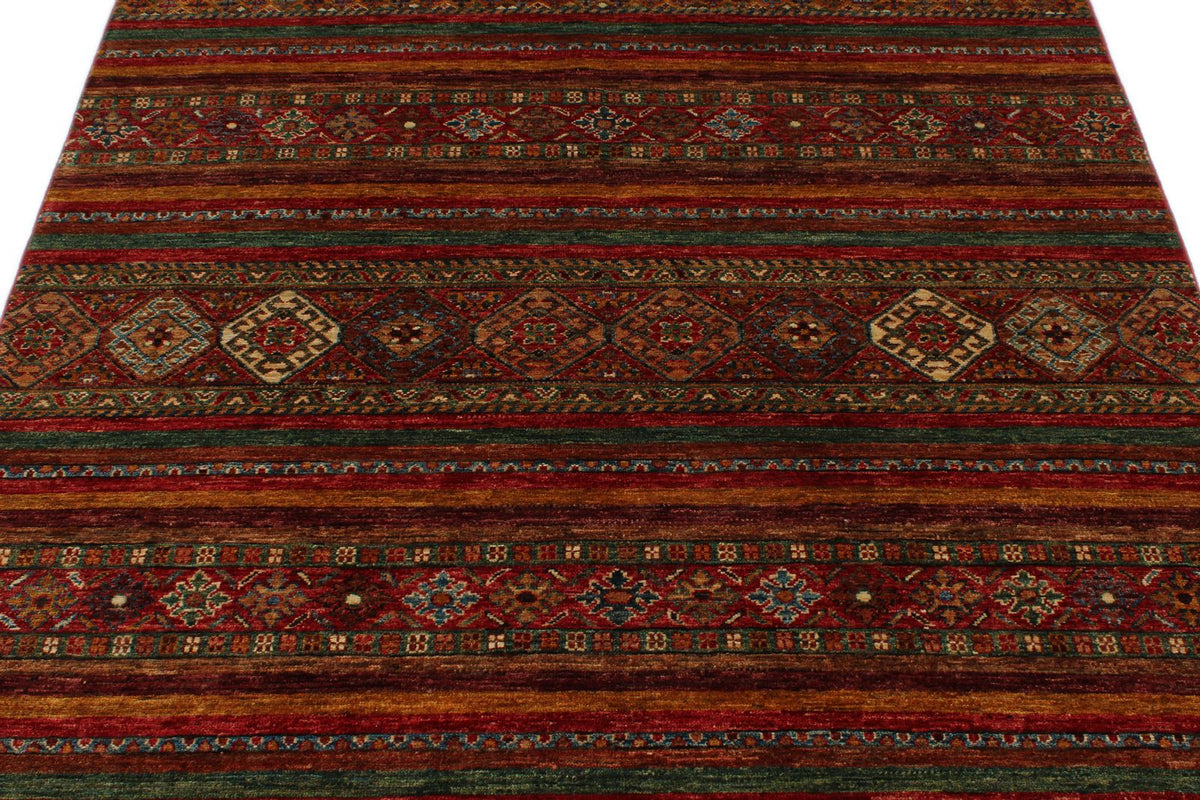 5x7 Multicolor Tribal Rug
