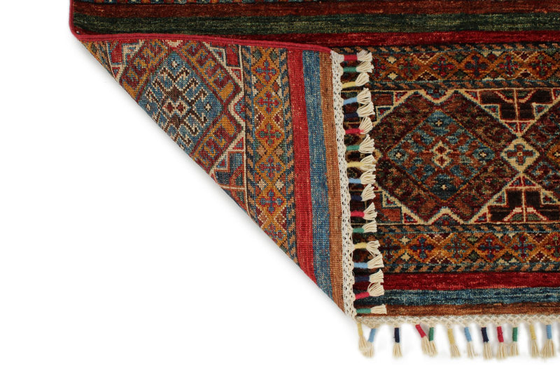 5x7 Multicolor Tribal Rug