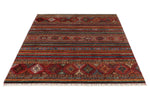 5x7 Multicolor Tribal Rug
