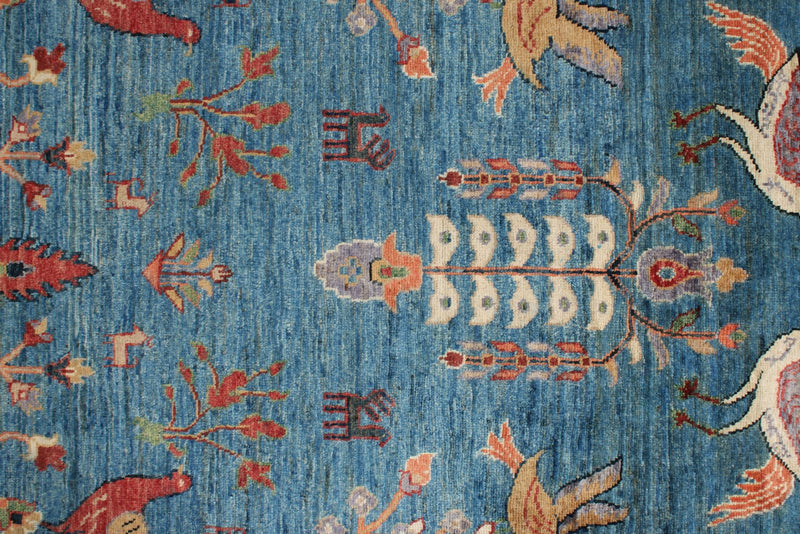 3x22 Blue and Multicolor Anatolian Traditional Runner