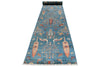 3x22 Blue and Multicolor Anatolian Traditional Runner