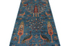 3x22 Blue and Multicolor Anatolian Traditional Runner