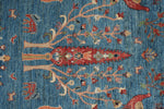 3x22 Blue and Multicolor Anatolian Traditional Runner