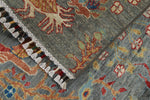 3x5 Gray and Multicolor Anatolian Traditional Rug